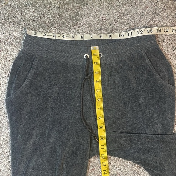 Bebe Sport Woman’s Gray Y2K Bling Logo Joggers Size Small - Picture 6 of 7